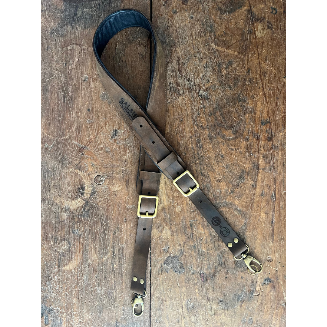 Leather camara strap