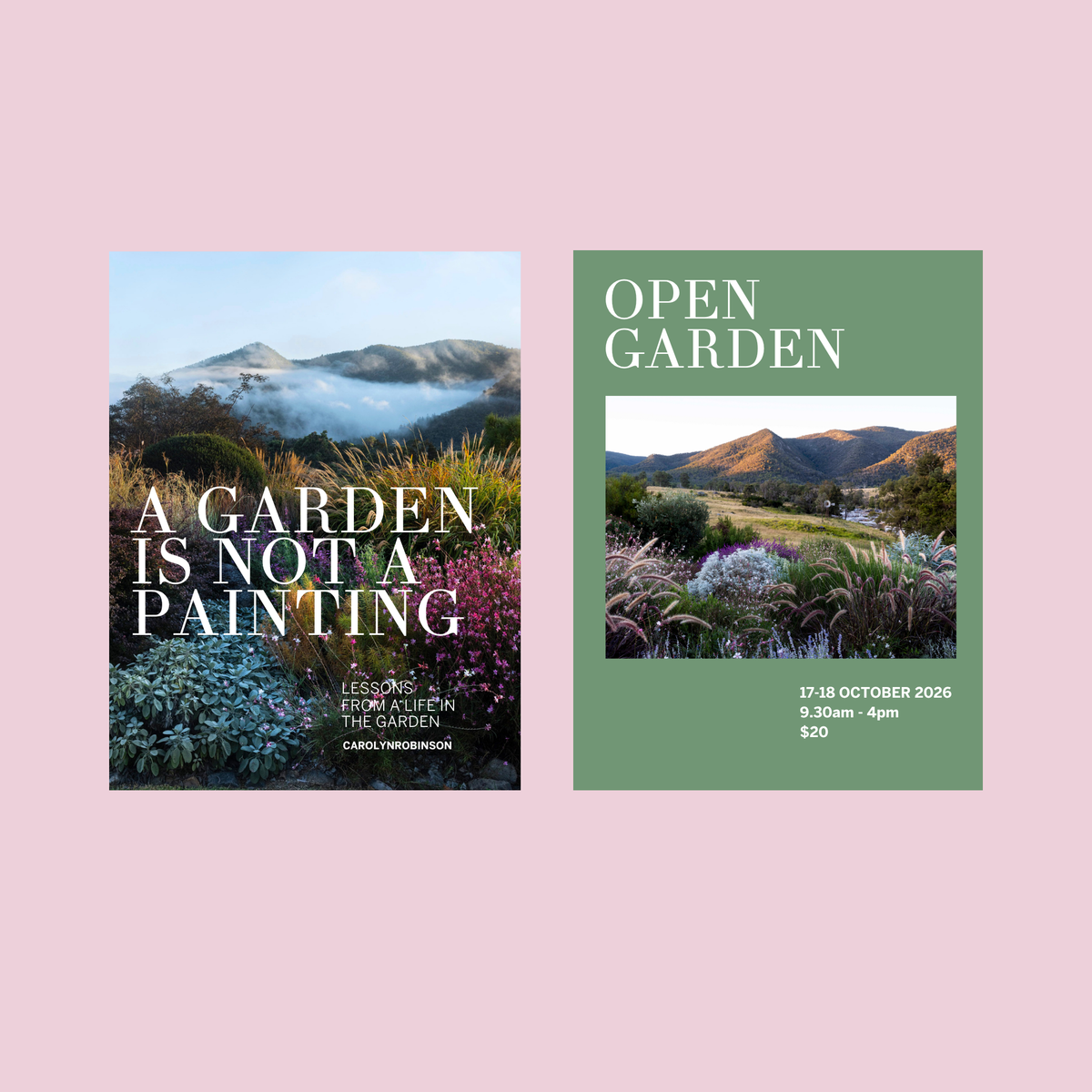 Two Garden Entries plus Book Pre-order