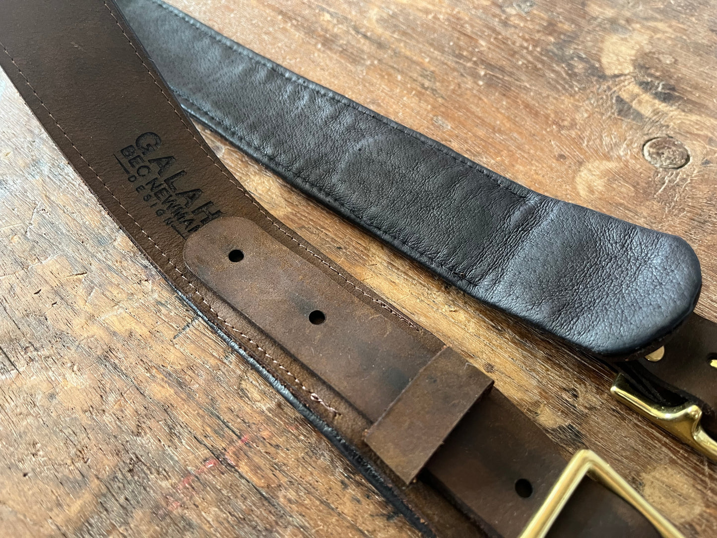 Leather camara strap